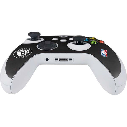 NBA Brooklyn Nets Distressed Xbox Series S Controller Skin